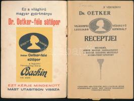 Dr. Oetker receptek. Hogyan készül a jó sütemény? Kiadói papírkötés, kopottas állapotban