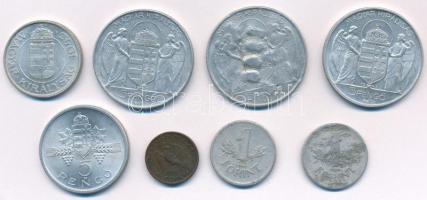 1943. 2P Al + 5P Al "Horthy Miklós születésének 75. évfordulójára" (3x, ebből az egyik hát...