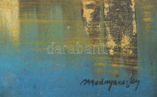 Mednyánszky jelzéssel: Táj. Olaj, vászon, kartonon. 70×100 cm. Kissé sérült. KIZÁRÓLAG SZEMÉLYES ÁTV...