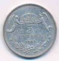 1907KB 5K Ag "Ferenc József" T:VF kis ph. 
Adamo K7