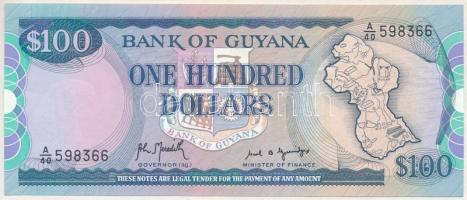 Guyana DN (1989) 100$ T:UNC Guyana ND (1989) 100 Dollars C:UNC Krause P#28