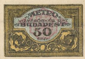 Budapest 1920. "Metro Vízmérőgyár R.T." 1K T:I