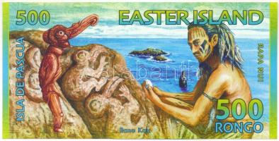 Húsvét-szigetek 2011. 500R fantázia bankjegy T:UNC Easter Islands 2011. 500 Rongo fantasy banknote C:UNC