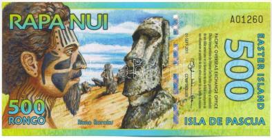 Húsvét-szigetek 2011. 500R fantázia bankjegy T:UNC
Easter Islands 2011. 500 Rongo fantasy banknote ...