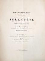 (Kvassay Jenő): 
A talajjavítások terén 1880. évben tett intézkedésekről jelentése a kulturmérnöksé...