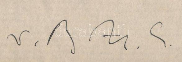 1929 Bajcsy-Zsilinszky Endre Kálmán (1886-1944) politikus, újságíró autográf levele, az általa szerk...