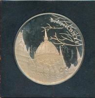 Fülöp Zoltán (1951-2004) 1978. "Koronázási jelvények" kétoldalas jelzett Ag emlékérem műbő...