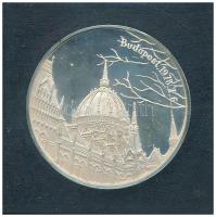 Fülöp Zoltán (1951-2004) 1978. "Koronázási jelvények" kétoldalas jelzett Ag emlékérem műbő...