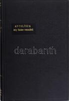 Antológia Ady Endre verseiből. Összeáll.: Szabó Lőrinc. Bp., én.,Athenaeum, 264 p. Aranyozott egészvászon-kötés, 1932-es ajándékozási sorokkal, jó állapotban.