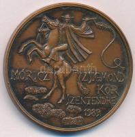 Rajki László (1939-) 1989. "Móricz Zsigmond Kör Szentendre" kétoldalas bronz emlékérem (42...