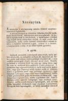 Kiss Lajos: Növénytan kezdők számára. Első folyamat. Pesten, 1849, Heckenast Gusztáv, 4+139 p. Korab...