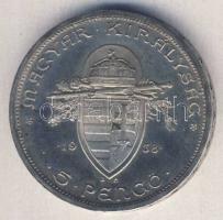 1938. 5P Ag "Szt.István" T:2