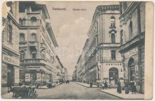 1915 Budapest VII. Garay utca, Heim Gyula, Berger Bertalan üzlete, Portugál kávéház. Búthy Gy. kiadása (b)