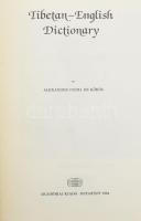 Collected Works of Alexander de Kőrös. 1-4. köt. Szerk.: Terjék József. 1. Sanksrit-Tibetan-English ...