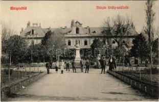 1910 Budapest XVI. Mátyásföld, Mátyás király szálloda és szobor. Stift testvérek kiadása