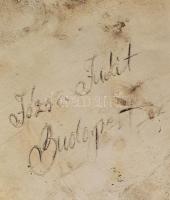 Józsa Judit (1974 - ): Fali kisplasztika. Jelzett, 25x24 cm