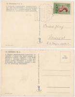 Magyar Népköztársaság, Alkotmány - 2 db modern szocialista propaganda művészlap (Művészeti Alkotások...