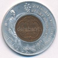 Ausztria 1913. 1h bronz Al foglalatban "Gesetzl. Gesch. / Dein Talisman bin ich fürwahr - Ich bring dir Glück durchs ganze Jahr" szerencsepénz (32mm) T:XF Austria 1913. 1 Heller bronze in Al "Gesetzl. Gesch. / Dein Talisman bin ich fürwahr - Ich bring dir Glück durchs ganze Jahr" good luck token (32mm) C:XF Krause KM#2800