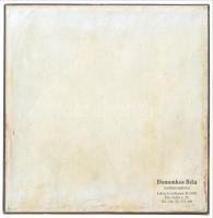 Domonkos Béla (1934-2020) 1980. "Lőrincze Lajos 1980" öntött bronz plakett, keretben (110m...