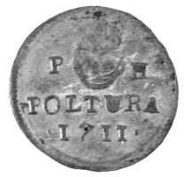 1711. Poltura Ag "I. József" (1,05g) T:VF Hungary 1711. Poltura Ag "Joseph I" (1,05g) C:VF Huszár 1579., Unger II.: 1160.