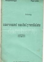 Veszprém megye, Pápai járás, községi szabályrendelet; 1904 főiskolai nyomda