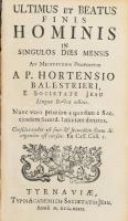 Hortensius Balestrieri műveinek kolligátuma: 
Mors, in singulos dies mensis. 
Hozzákötve: Judicum ...