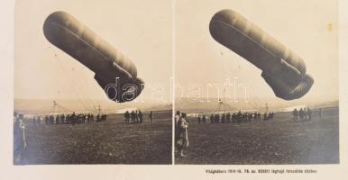1916 I. világháborús sztereófotó gyűjtemény, magyar felirattal, 36 db