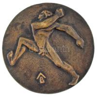 Beck András (1911-1985) DN "Bartók Béla" kétoldalas, öntött bronz plakett (75mm) T:XF