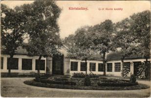 1914 Körösladány, Gróf Merán kastély. Czibulka Béla kiadása (EK)