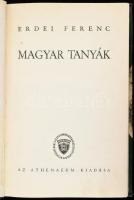 Erdei Ferenc: Magyar tanyák. Bp.,(1942),Athenaeum, 260 p. Első kiadás. Bekötött elülső papírborítóval. Átkötött félbőr-kötés, kopott borítóval.