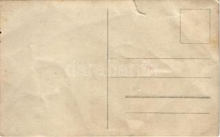 Osztrák-magyar katonai repülőgép (?), pilóta, matrózok / WWI Austro-Hungarian K.u.K. military aircra...