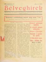 1946 A Bélyeghírek szeptember havi száma, hajtott