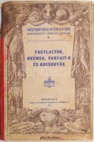 Kürthy Emilné (szerk.): Fagylaltok, krémek, parfait-k és kocsonyák. Háztartási Könyvtár V. Bp., 1903, Athenaeum. Kiadói félvászon kötés, sérült, gerinc, kopottas állapotban.