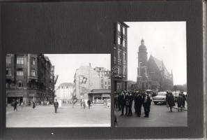 1967. A lipcsei vásáron résztvett magyar utazó fotóalbuma 27 képpel, vásári belépővel és prospektussal