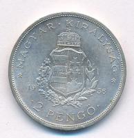 1936. 2P Ag "Liszt Ferenc" T:AU kis patina
Adamo P7.3