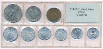 1971. 2f-10Ft (9xklf) érmés forgalmi sor fóliatokban T:UNC patina Adamo FO4