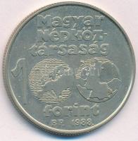 1988. 100Ft Cu-Ni-Zn "Labdarúgó Európa-bajnokság" T:BU Adamo EM102