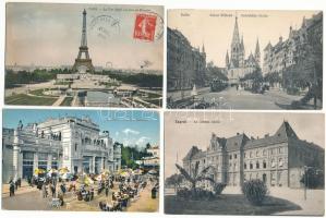 21 db RÉGI külföldi város képeslap vegyes minőségben / 21 pre-1945 European town-view postcards in mixed quality