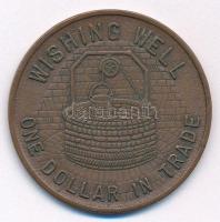 Amerikai Egyesült Államok / Illinois, Chicago DN (1920-1975) 1$ értékű bronz zseton "Ivanhoe / ...