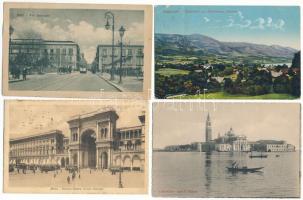 21 db RÉGI külföldi város képeslap vegyes minőségben / 21 pre-1945 European town-view postcards in mixed quality