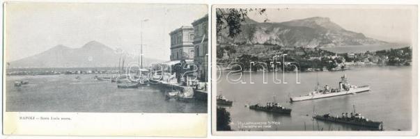 21 db RÉGI külföldi város képeslap vegyes minőségben / 21 pre-1945 European town-view postcards in m...