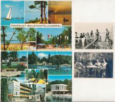 BALATONFÖLDVÁR - 25 db modern város képeslap + 2 fotó 1936-ból
