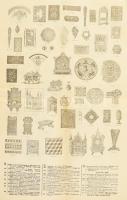 cca 1900 Müncheni összes mintái kaphatók Fischer Lászlónál. Mücnhener Labsäge- etc. Vorlagen bei Lad...