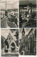 BUDAPEST - 31 db modern város képeslap az 50-es és 60-as évekből / 31 modern town-view postcards fro...
