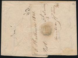 1841 Domestic cover with "10" postage due note "PESTH" - Eperies 1841 Távolsági ...