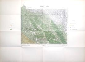 [Térkép] Örökmező és Tuchla térképe. Mértéke: 1:75,000. Geologiailag felvette Posewitz Tivadar az 18...