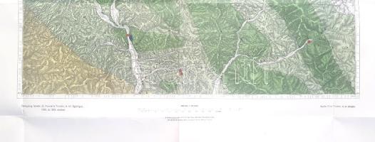 [Térkép] Örökmező és Tuchla térképe. Mértéke: 1:75,000. Geologiailag felvette Posewitz Tivadar az 18...