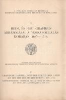 Buda és Pest grafikus ábrázolásai a visszafoglalás korában. 1683-1718. Graphische Darstellungen der Städte Ofen u. Pest aus der Zeit der Rückeroberung. 1683-1718. Rappresentazioni graphice della citta di Buda e di Pest all epoca della riconquista. 1683-1718. Budapest, (1937). (Budapest székesfőváros házinyomdája.) 85 + [1] p. + 16 t. (ebből 7 kihajtható). A téma alapvető bibliográfiája, a kötet velejét jelentő bibliográfiai tételleírások magyar és német nyelvűek. A táblákon Buda és Pest városának ostrom látképei, többségében ágyúgolyók röppályaívével, néhány esetben az előtérben szélesen mosolygó császári hadmérnöki figurákkal. (A Fővárosi Nyilvános Könyvtár Budapesti Gyűjteményének bibliográfiai munkálatai IV.) Fűzve, gerincén enyhén hiányos, halványan foltos, zsinórfűzéssel erősített kiadói borítóban. Jó példány.