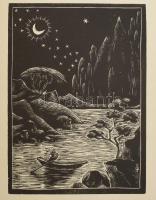 Andersen, Hans Christian: Die Nachtigall. Holzschnitte von Walter Preisser. (Számozott, aláírt). (Be...