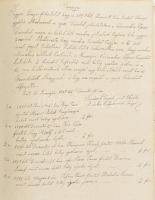 cca 1846-1890 Csizmadia céh céhkönyve, számos érdekes nagyrészt évenkénti bejegyzésekkel, nevekkel, ...